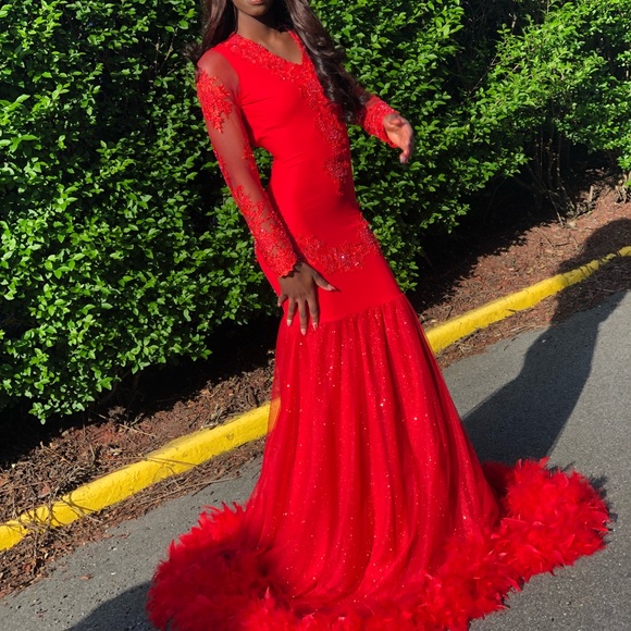 Red Prom Dress - Picture 5 of 5